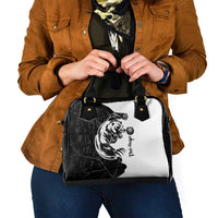 The Bear Tattoo Shoulder Handbag Bear In Forest