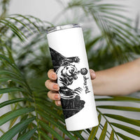 The Bear Tattoo Skinny Tumbler Bear In Forest
