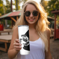 The Bear Tattoo Skinny Tumbler Bear In Forest