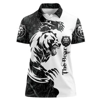 The Bear Tattoo Women Polo Shirt Bear In Forest - Wonder Print Shop