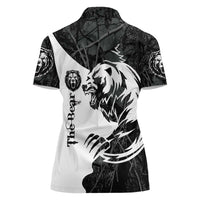 The Bear Tattoo Women Polo Shirt Bear In Forest - Wonder Print Shop