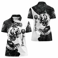 The Bear Tattoo Women Polo Shirt Bear In Forest - Wonder Print Shop