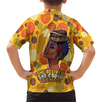 African She Believed Hawaiian Shirt She Could So She Did