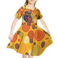 African She Believed Kid Short Sleeve Dress She Could So She Did