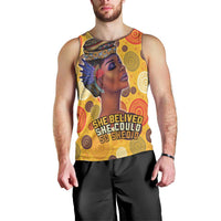 African She Believed Men Tank Top She Could So She Did