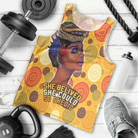 African She Believed Men Tank Top She Could So She Did