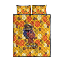 African She Believed Quilt Bed Set She Could So She Did
