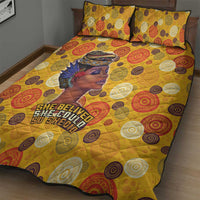 African She Believed Quilt Bed Set She Could So She Did