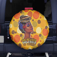 African She Believed Spare Tire Cover She Could So She Did