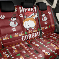 Funny Corgi Dog Back Car Seat Cover Merry CORGMAS Christmas - Wonder Print Shop
