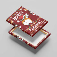 Funny Corgi Dog Canvas Wall Art Merry CORGMAS Christmas - Wonder Print Shop