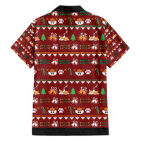Funny Corgi Dog Family Matching Off The Shoulder Long Sleeve Dress and Hawaiian Shirt Merry CORGMAS Christmas - Wonder Print Shop