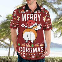 Funny Corgi Dog Hawaiian Shirt Merry CORGMAS Christmas - Wonder Print Shop