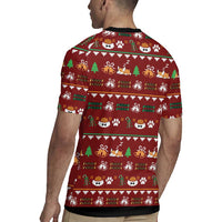 Funny Corgi Dog Rugby Jersey Merry CORGMAS Christmas - Wonder Print Shop