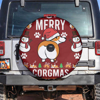 Funny Corgi Dog Spare Tire Cover Merry CORGMAS Christmas - Wonder Print Shop