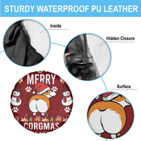 Funny Corgi Dog Spare Tire Cover Merry CORGMAS Christmas - Wonder Print Shop