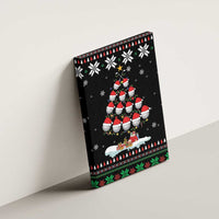 Golf Christmas Tree Snow Canvas Wall Art - Wonder Print Shop