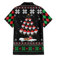 Golf Christmas Tree Snow Family Matching Off The Shoulder Long Sleeve Dress and Hawaiian Shirt - Wonder Print Shop