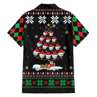 Golf Christmas Tree Snow Family Matching Tank Maxi Dress and Hawaiian Shirt - Wonder Print Shop