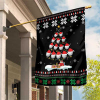 Golf Christmas Tree Snow Garden Flag - Wonder Print Shop