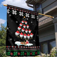 Golf Christmas Tree Snow Garden Flag - Wonder Print Shop