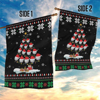Golf Christmas Tree Snow Garden Flag - Wonder Print Shop