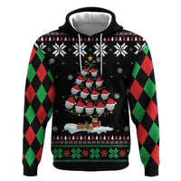 Golf Christmas Tree Snow Hoodie - Wonder Print Shop