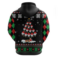 Golf Christmas Tree Snow Hoodie - Wonder Print Shop