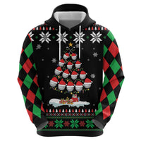 Golf Christmas Tree Snow Hoodie - Wonder Print Shop