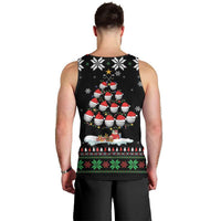 Golf Christmas Tree Snow Men Tank Top - Wonder Print Shop