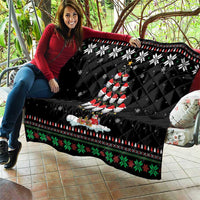Golf Christmas Tree Snow Quilt - Wonder Print Shop