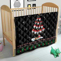 Golf Christmas Tree Snow Quilt - Wonder Print Shop