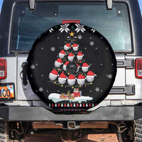 Golf Christmas Tree Snow Spare Tire Cover - Wonder Print Shop