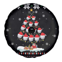 Golf Christmas Tree Snow Spare Tire Cover - Wonder Print Shop