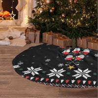 Golf Christmas Tree Snow Tree Skirt - Wonder Print Shop