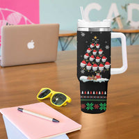 Golf Christmas Tree Snow Tumbler With Handle - Wonder Print Shop