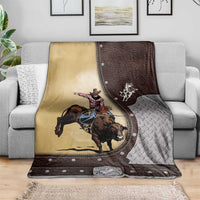 Bull Riding Blanket Cowboy Courage Rodeo DT03