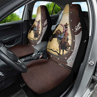 Name Bull Riding Car Seat Cover Cowboy Courage Rodeo