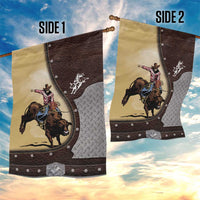 Bull Riding Garden Flag Cowboy Courage Rodeo DT03