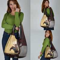 Name Bull Riding Grocery Bag Cowboy Courage Rodeo