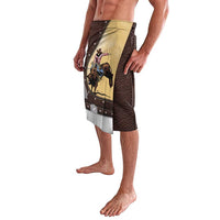 Personalized Name Bull Riding Lavalava Cowboy Courage Rodeo