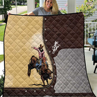 Bull Riding Quilt Cowboy Courage Rodeo DT03