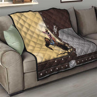 Bull Riding Quilt Cowboy Courage Rodeo DT03