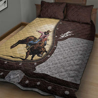 Bull Riding Quilt Bed Set Cowboy Courage Rodeo DT03