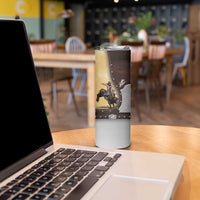 Personalized Name Bull Riding Skinny Tumbler Cowboy Courage Rodeo