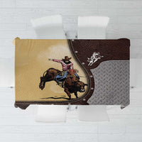 Bull Riding Tablecloth Cowboy Courage Rodeo DT03