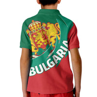 Bulgaria Lion Kid Polo Shirt Bulgarian Coat Of Arms