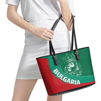 Bulgaria Lion Leather Tote Bag Bulgarian Coat Of Arms