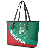 Bulgaria Lion Leather Tote Bag Bulgarian Coat Of Arms