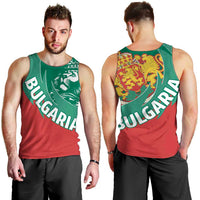 Bulgaria Lion Men Tank Top Bulgarian Coat Of Arms